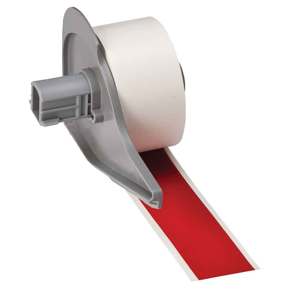 Brady Weather Permanent Adhesive Vinyl Label Tape for BMP71 - 1", Red - M71C-1000-595-RD