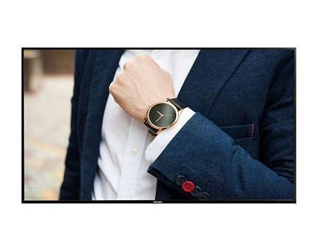 Philips 43" Commercial (24/7) Display, Uhd (3840X2160), 750 Cd/M2, Native Sdm-L Slot, Metal Housing / Even Bezels, Usb Slot, 3 Year Advance Exchange Warranty - 43BDL3017P/00