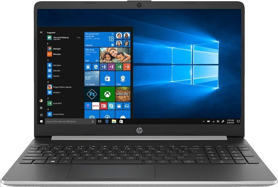 HP  15-Dy1071wm laptop Refurbished Grade B HP  15-Dy1071wm Intel Core I7-1065g7/8gb/256gb Ssd/Wi-Fi/Bt/Webcam/Intel Iris Plus/15.6ips Hd/Win10h/3.85lbs/Silver/90 Days - 15-DY1071WM-U-UG
