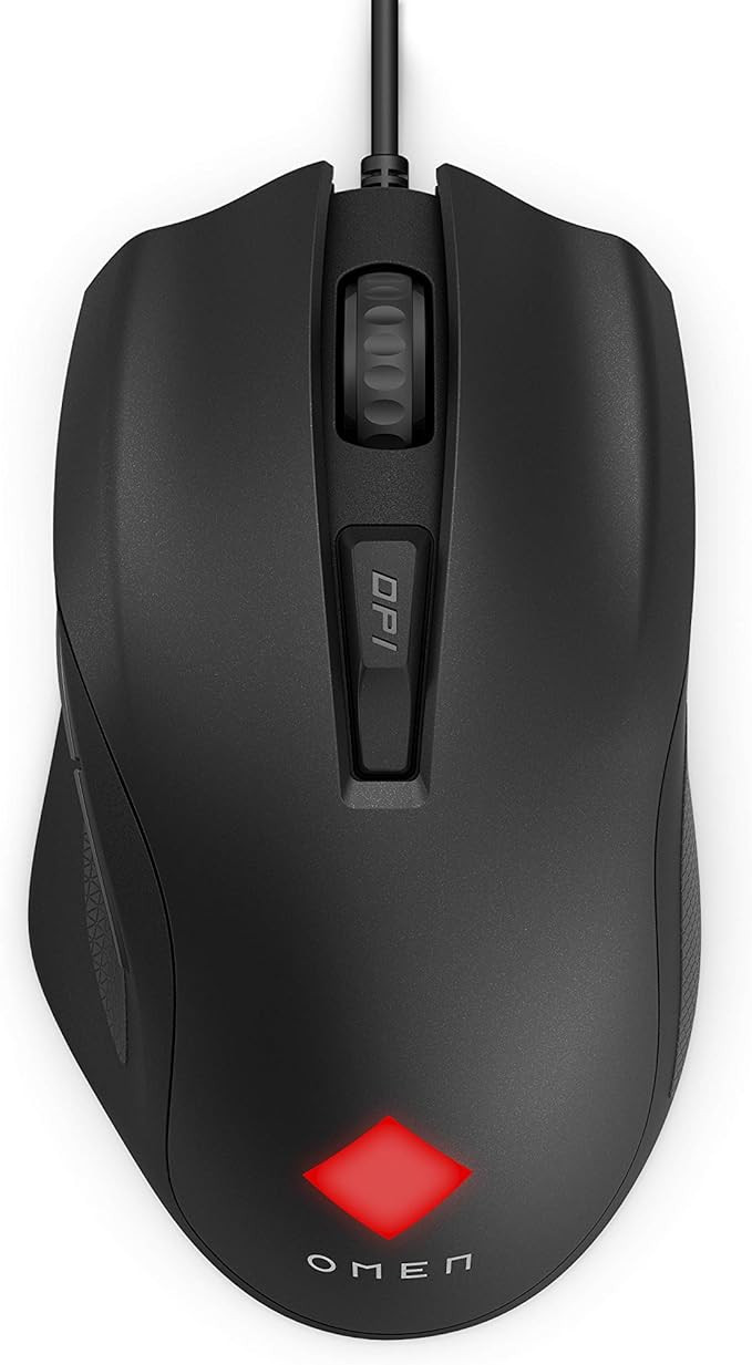 HP  REFURBISHED OMEN Vector Essential Gaming Mouse with Lightweight Ergonomic Design and RGB Lighting | OMEN Command Center Software - 8BC52AA#ABL