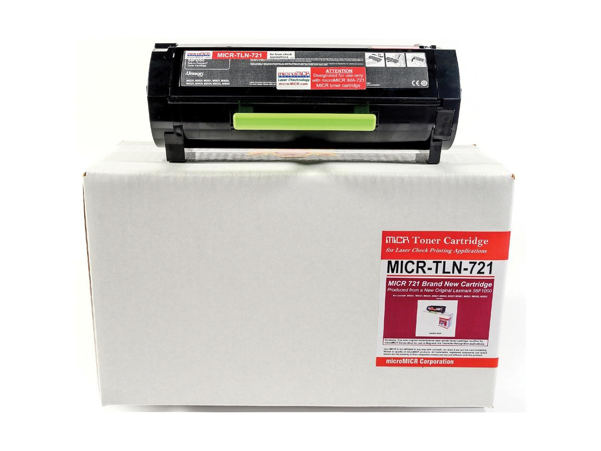 Micromicr Lexmark 56f1000 Toner Cartridge For Use In Lexmark ms321 Ms421 Ms521 Ms621 Ms622 Mx321 Mx421 Mx521 Mx522 Mx622 Estimated Yield 6, 000 Pages At 5% Coverage - MICRTLN721