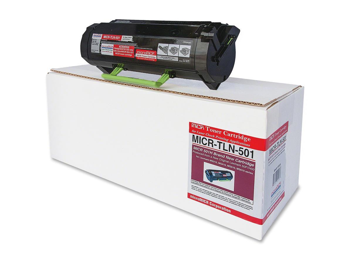 Micromicr 50f1h00 Toner Cartridge For Use In Lexmark ms310d Ms310dn Ms410d Ms410dn Ms510dn Ms610de Ms610dn Ms610tdn Ms610dte Estimated Yield 10, 000 Pages At 5% Coverage - MICRTLN501