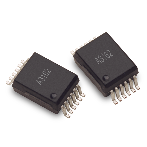 Broadcom 10A Gate Drive Optocoupler in 600V CTI SSO12 Package - Surface-Mount - IEC/EN 60747-5-5 Safety Approval - 80 Per Tape - ACFL-3162-000E