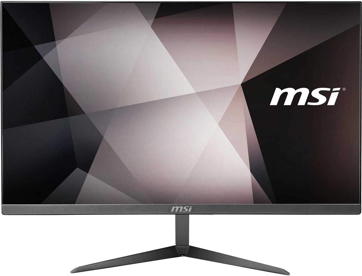 MSI Pro Ap241 Aio Desktop, 23.8 Fhd Ips-Grade Led, Intel Core I5-11400, 8Gb Memory, 250Gb Ssd, Wifi 6, Bt 5.1, Black, Windows 10 Pro (11M-001Us) - PROAP24111M001