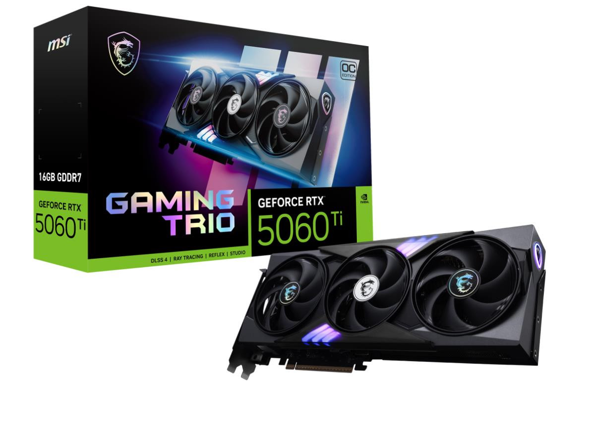 MSI NVIDIA GeForce RTX 5060 Ti - PCI-Express - 16GB - GDDR7 - G506T-16GTC