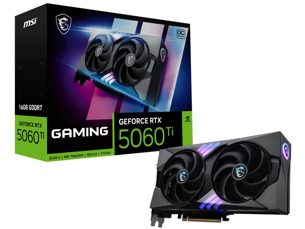 MSI NVIDIA GeForce RTX 5060 Ti - PCI-Express - 16GB - GDDR7 - G506T-16GC