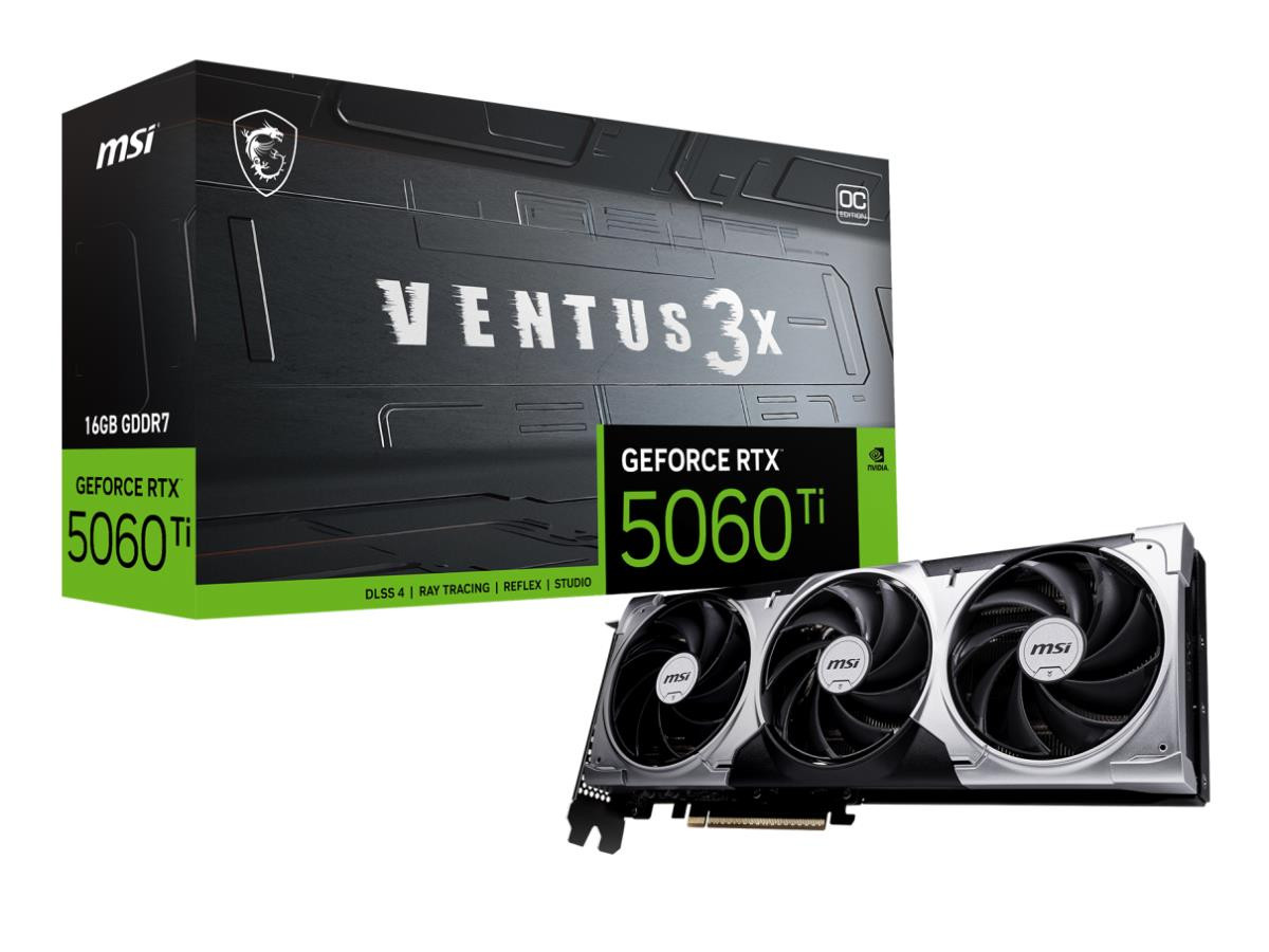 MSI NVIDIA GeForce RTX 5060 Ti - PCI-Express - 16GB - GDDR7 - G506T-16V3C