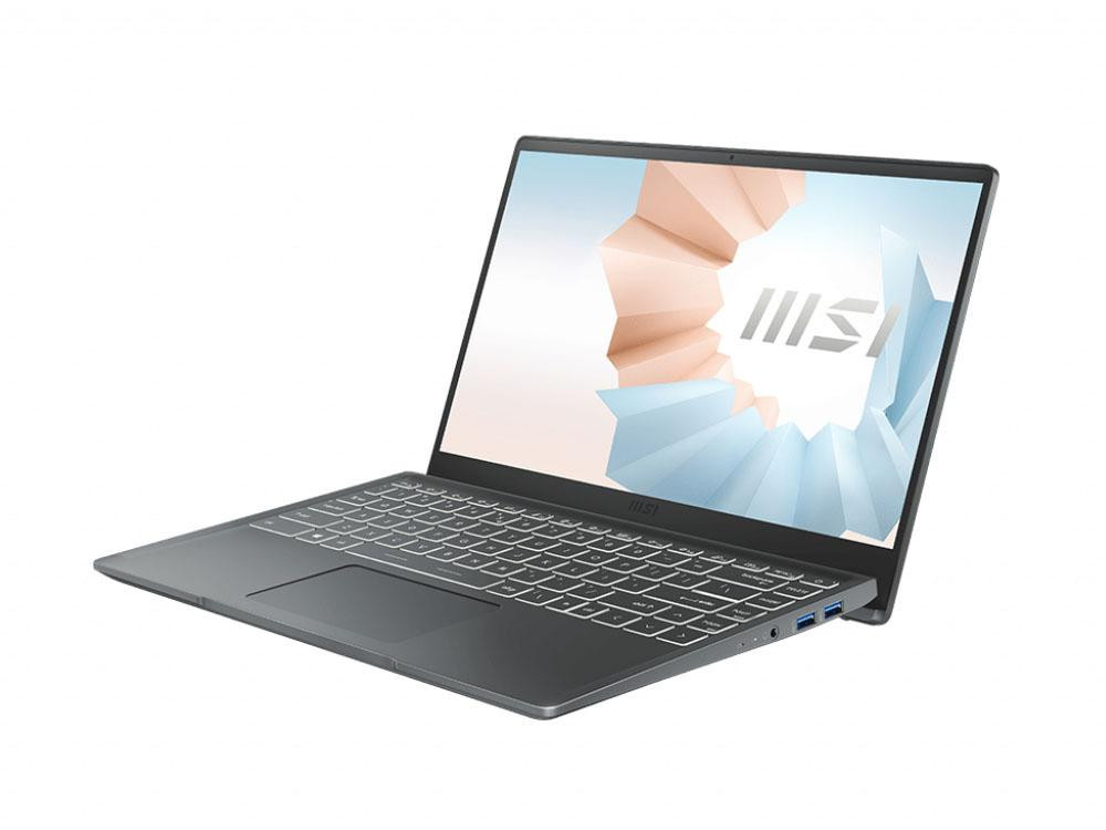 MSI Modern 14 14" Ultra Thin and Light Professional Laptop Intel Core i3-1315U UMA 8GB 512GB NVMe SSD Win 11 Home - MOD14131452