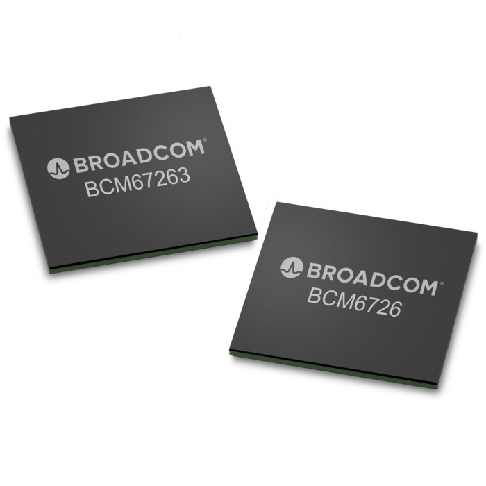 Broadcom 4x4 802.11be Wi-Fi 7 Residential Access Point Chip - 160 MHz bandwidth (2.4 GHz, 5 GHz, and 6 GHz) - BCM6726