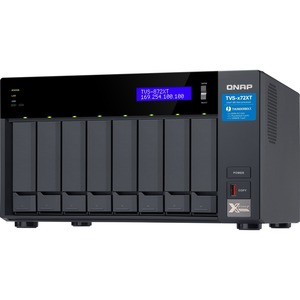 Qnap TVS-872XT-I5-16G SAN/NAS/DAS Storage System - Intel Core i5 i5-8400T Hexa-core (6 Core) 1.70 GHz - 8 x HDD Supported - 8 x SSD Supported - 16 GB RAM DDR4 SDram - Serial ATA/600 Controller - RAID Supported - TVS-872XT-I5-16G-US