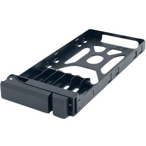 Qnap TRAY-25-NK-BLK05 Drive Bay Adapter Internal - Black - 1 x SSD Supported - 1 x Total Bay - 1 x 2.5" Bay - Plastic - TRAY-25-NK-BLK05