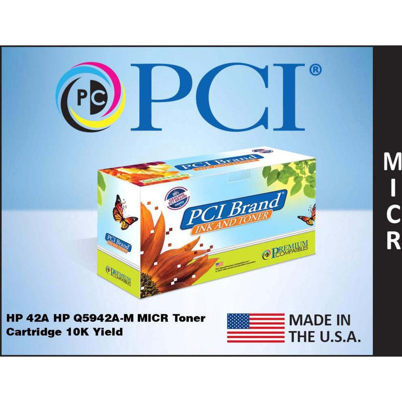 PCI Remanufactured MICR Laser Toner Cartridge - Alternative for HP Q5942A - 1 / Each - 10000 Page - Q5942ARMPC