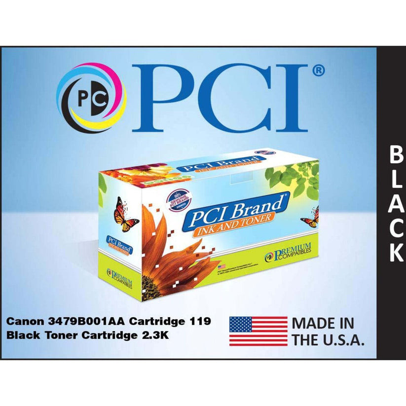 PCI Laser Toner Cartridge - Alternative for Canon 3479B001AA - Black - 1 / Each - 2300 Page - 3479B001AA-PCI