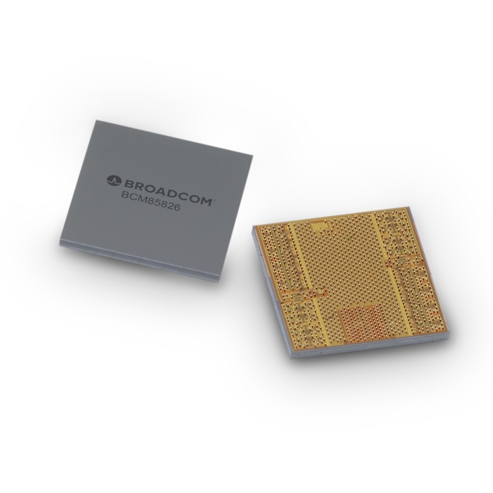 Broadcom 5-nm CMOS 800G (4:4) PAM-4 Transceiver PHY with Integrated Laser Driver - BCM85826-DIE