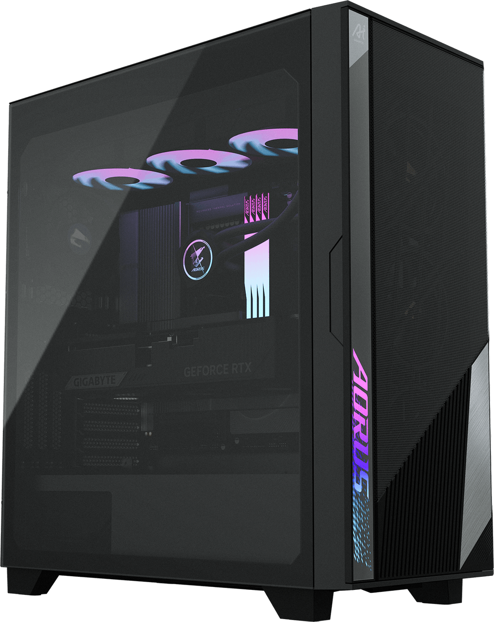 Gigabyte AI TOP 100 Z890 Premium Gaming & AI Empowered Desktop - GeForce RTX 5090 - Intel Core Ultra 9 285K Processor - 360mm Liquid Cooler  - Windows 11 Pro / Linux OS - AT1I9N9-0000