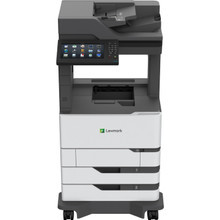 Lexmark MX820 MX822ade Laser Multifunction Printer-Monochrome-Copier/Fax/Scanner-55 ppm Mono Print-1200x1200 Print-Automatic Duplex Print-300000 Pages Monthly -25B2000