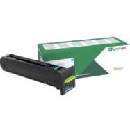 Lexmark Original Ultra High Yield Laser Toner Cartridge - Cyan Pack - Laser - Ultra High Yield- 82K0UCG.