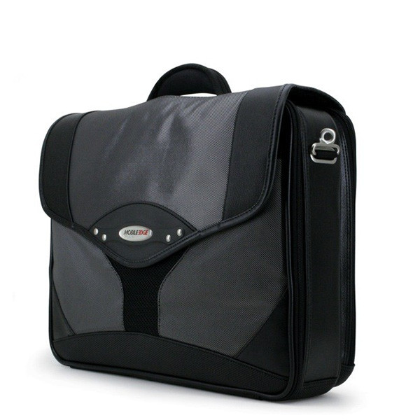 Mobile Edge Premium Briefcase - 15.6in/17in Mac - Silver/Black,1680D Ballistic Nylon - MEBCP2