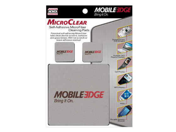Mobile Edge Cleans Glass on Cell phones, Digital Cameras, Notebook screens - MEAMC3