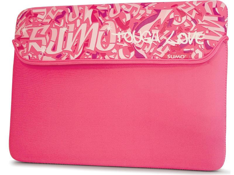 Mobile Edge Sumo Graffiti Sleeve - 14.1in/15in Mac - Pink,Neoprene - ME-SUMO7715XM
