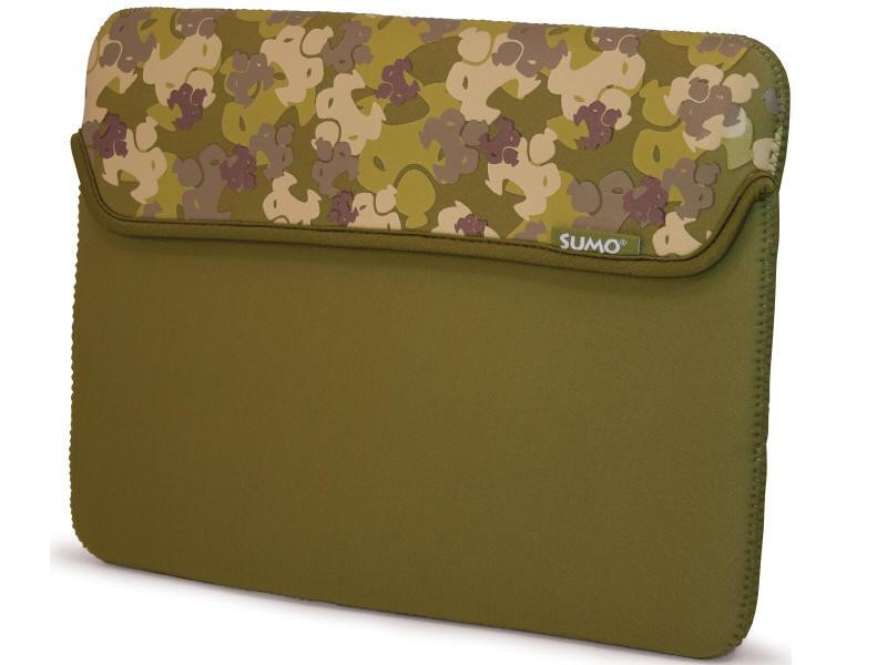 Mobile Edge Sumo Camo Sleeve - 14.1in/15in Mac - Green,Neoprene - ME-SUMO66159M