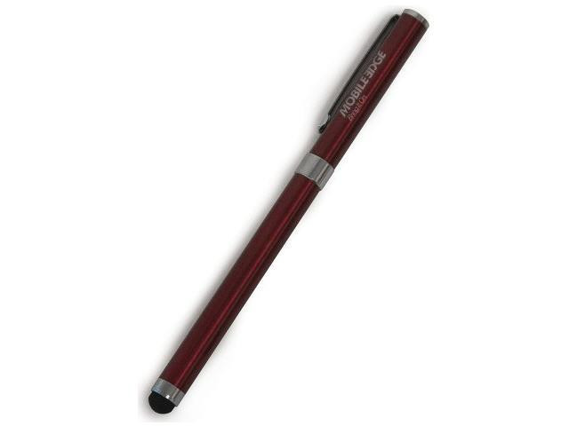 Mobile Edge Stylus / Rollerball Pen Combo for Tablets (Burgundy) - MEATS3