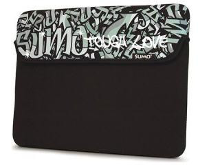 Mobile Edge Sumo Graffiti Sleeve - 13.3in/13in Mac - Black,Neoprene - ME-SUMO77131M