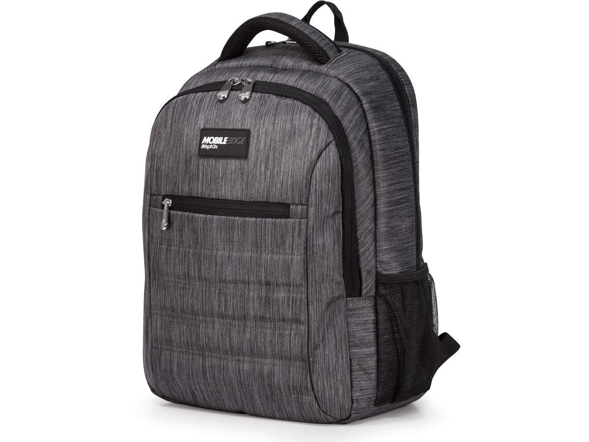 Mobile Edge Holds 16 laptop and tablet, Lifetime Warranty - Carbon - MEBPSP6