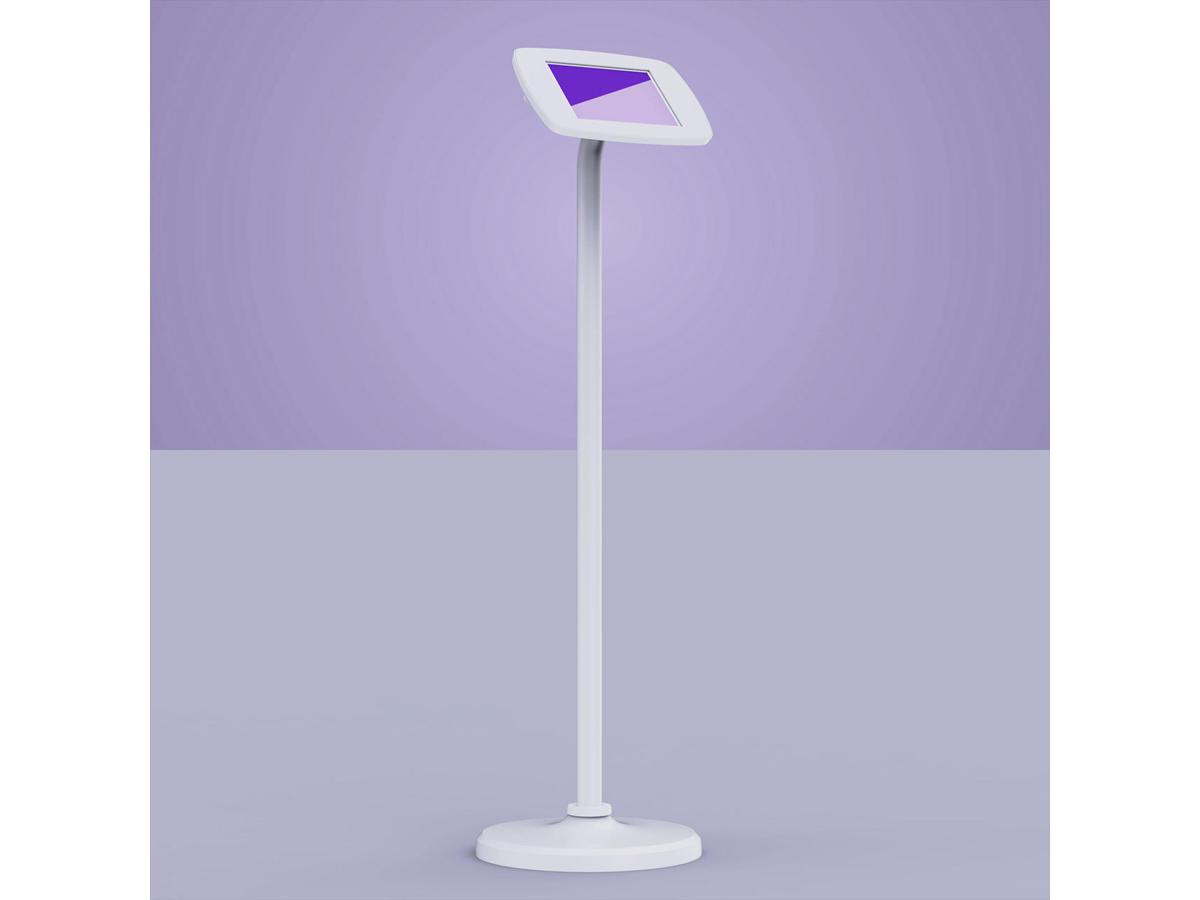 Bouncepad Floorstand White Closed Cam/Closed Home M3 - FS-W1-M3-MN