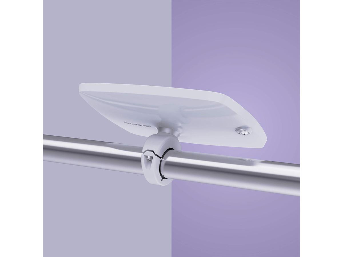 Bouncepad RAIL White Closed Cam/Closed Home PL2 - RAL-W1-PL2-MG