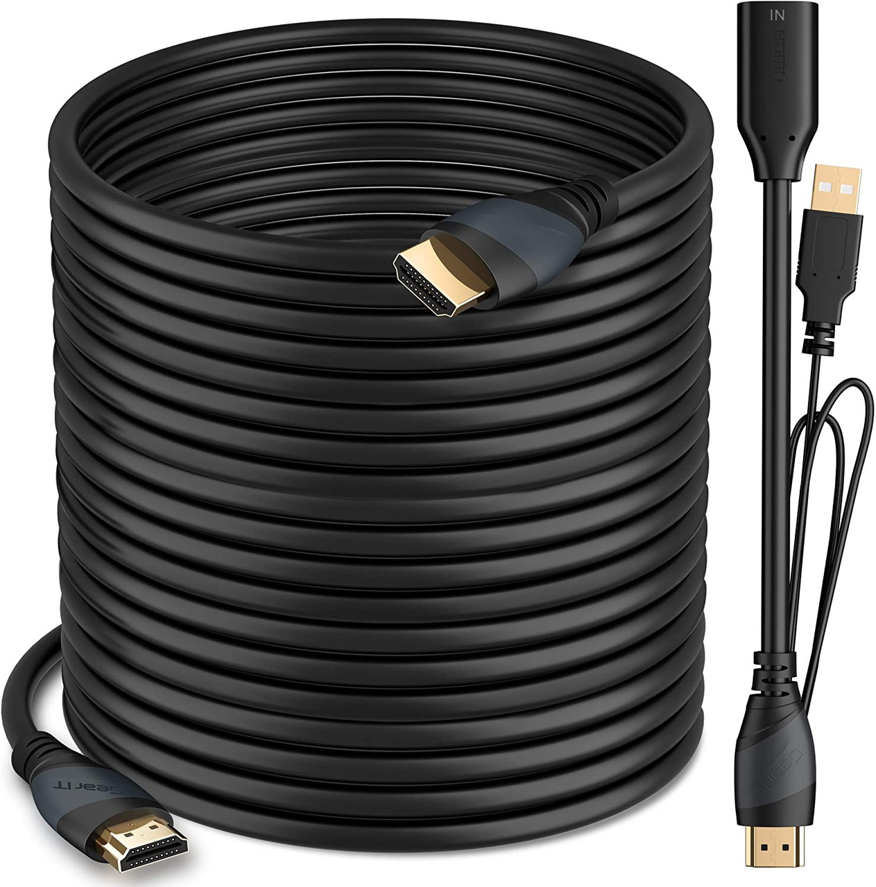Micropac 100Ft Hdmi To Hdmi Black Wire Cable - HDMI-100FT