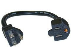 Micropac Power Extention 15Ft. Black - 10W1-04215