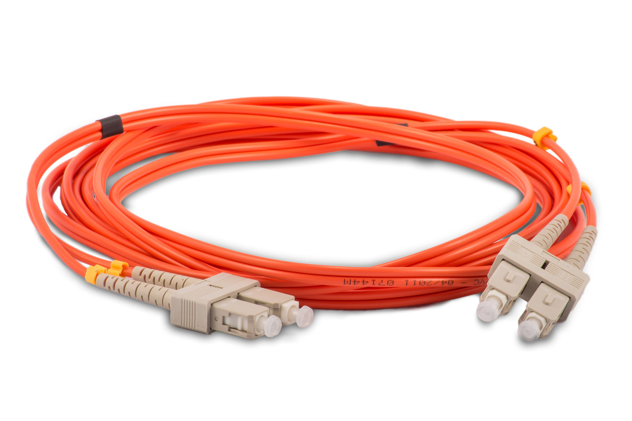 Micropac 1M Sc-Sc Duplex Multimode 62.5/125 Fiber Optic Cable - FCSCSC01M