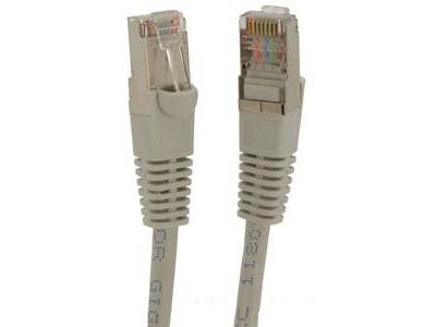 Micropac 0.5Ft Cat6 Shielded (Sstp) Ethernet Network Booted Cable Grey - S-C6-0.5-GYB