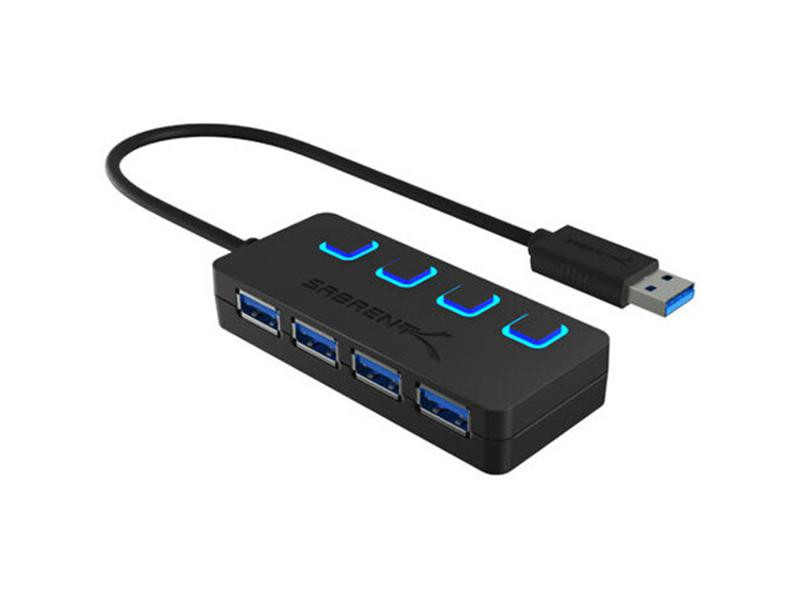 Micropac Add Up To 4 Devices With The Efficient, Effectual Sabrent 4-Port Usb 3.0 Hub. The Thin, Lightweight Design Makes The Sabrent 4-Port Usb 3.0 Hub A Great Travel Companion To Expand Your Laptops Usb 3.0 Port Into Four - HB-UM43