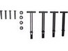 Chief Metal Stud Hardware Kit for Flat Panels - With 4 Anchors- PAC115