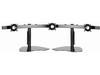 Chief Widescreen Horizontal Triple Monitor Mount Table Stand - For Displays 10-24" - Black - - KTP325B