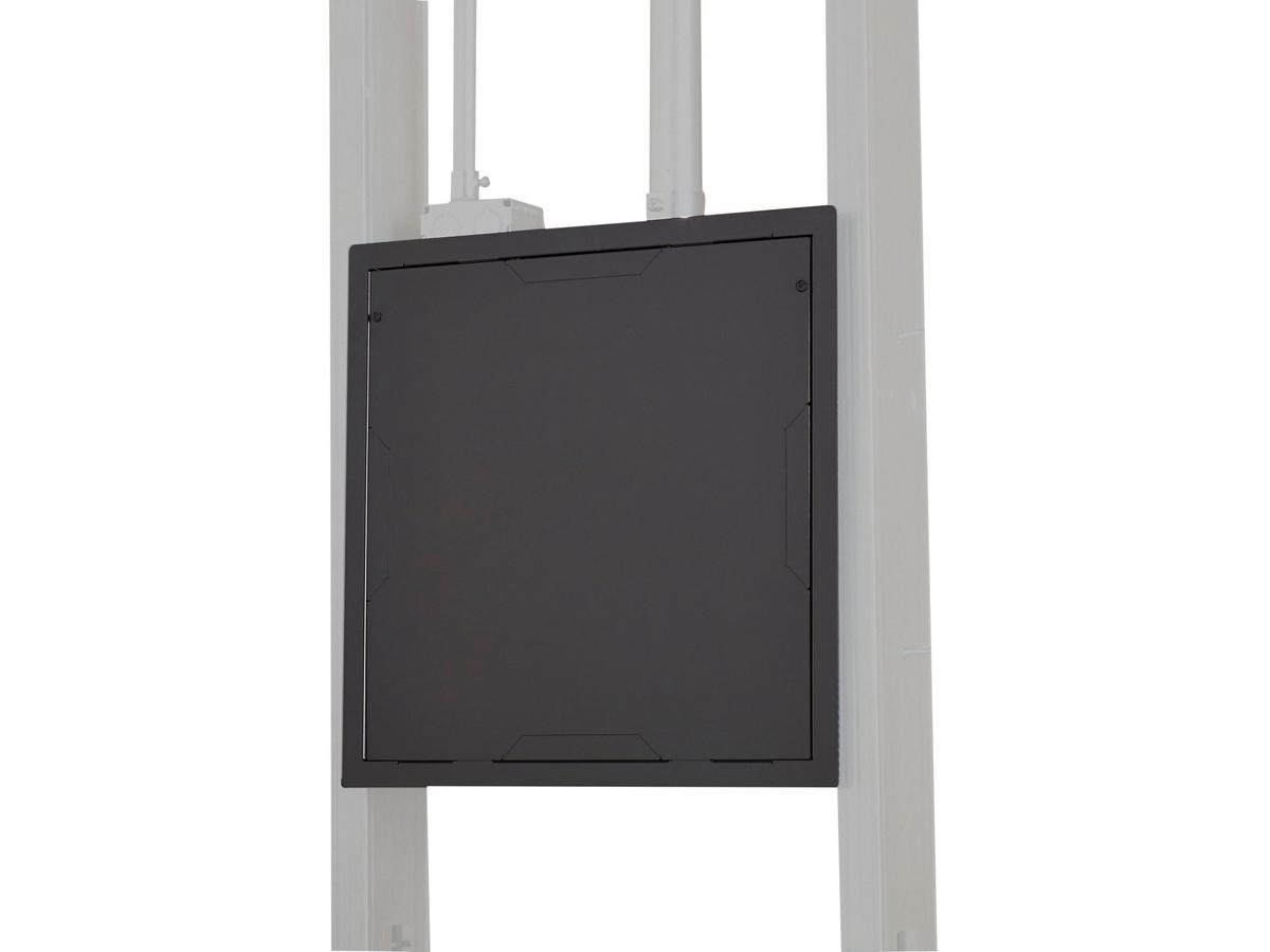 Chief Proximity In-Wall Storage Box with Flange & Cover - Black - PAC526FC