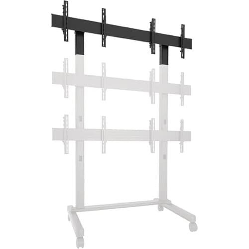 Chief FUSION FCA2X1U Mounting Adapter for Flat Panel Display - Black - Height Adjustable - 40" to 65" Screen Support - FCA2X1U