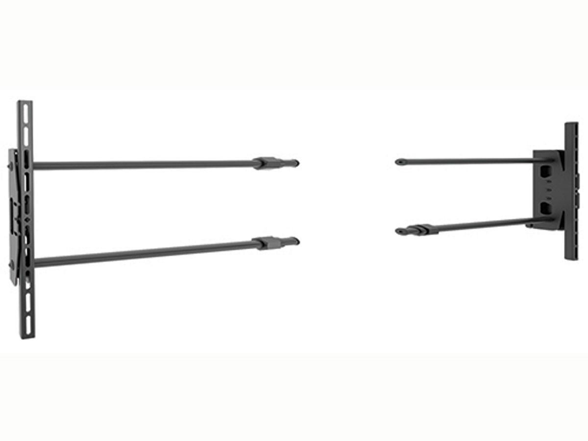 Chief Fusion Side Channel Speaker Adapter - For Displays 50-95" - Black - 50" to 95" Screen Support - FCA841