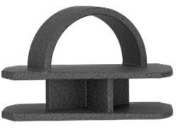 Chief ConnexSys Cable Clips (25 Pack) - Black - Cable Clip - CSACLIPS