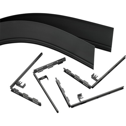 Chief Side Cover Kit with ConnexSys Brackets - 6" Brackets - Black - CSACK06B