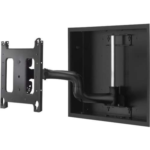 Chief 22" Single Swing Arm Extension - For 42-86" Monitors - Black - 50" Screen Support - PWRIW2000B