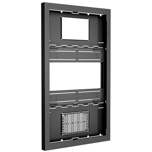 Chief Impact On-Wall Kiosk - Portrait - For 70" Monitors - 70" - Wall Mountable - Black- LW70UBP