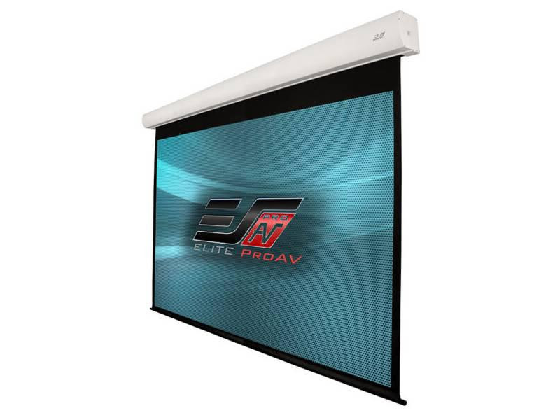 Elite Screens Drop Down Projector Screen 265In Diag. 16:9, Large Electric Motorized Drop Down Projection Screen Sk265Xhw2 - SK265XHW3