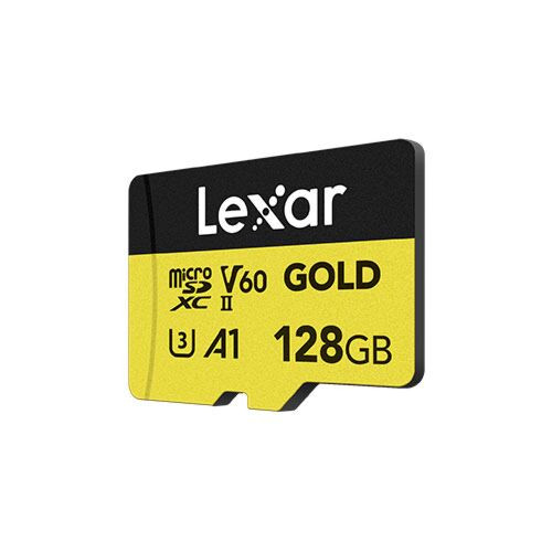 Lexar Professional, Gold, Uhs-Ii Microsdxc, 128Gb,Memory Card - LMSGOLD128G-BNNNG
