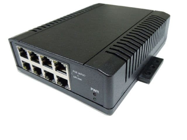 Tycon 12-56V 8 Port High Power (2A/Port) Poe 10/100 Baset Switch. Poe Voltage = Input Voltage. Non Ieee 802.3Af Compliant - TP-SW8-NC
