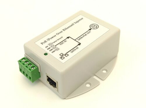 Tycon Gigabit 9-36Vdc In 48V Poe Out 24W Dc To Dc Converter And Poe Inserter - TP-DCDC-1248G