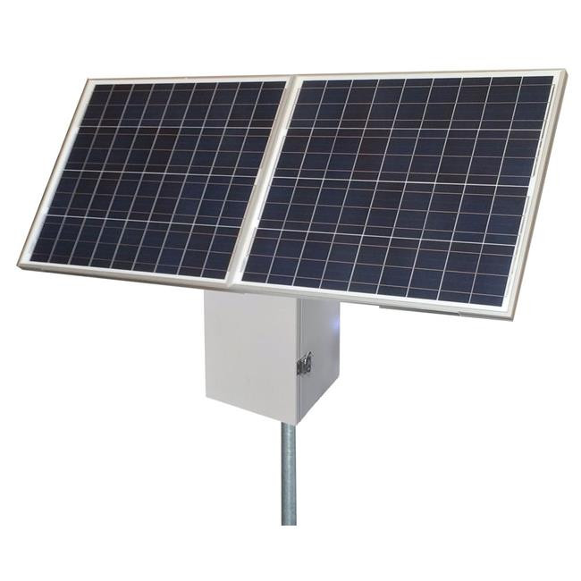 Tycon Remotepro 40W Continuous Remote Power System,160W Solar Panel & Mount, Steel Enclosure, 24V 100Ah Battery, 24V Output, Mppt Controller. - RPST24M-100-160