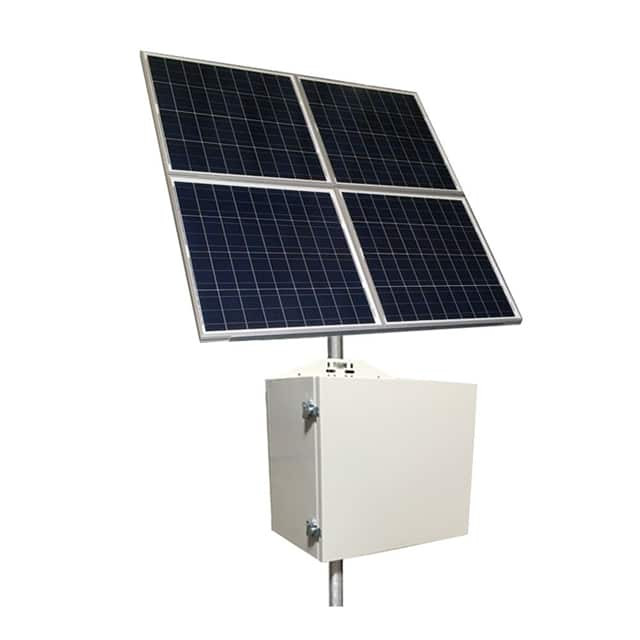 Tycon Kit Remote Pro 12V 65W Continuous Remote Power System, Lg Steel Encl, 12V 208Ah Battery, 12V 20A Unregulated Output Voltage, 320W Solar Panel - RPSTL12-200-320